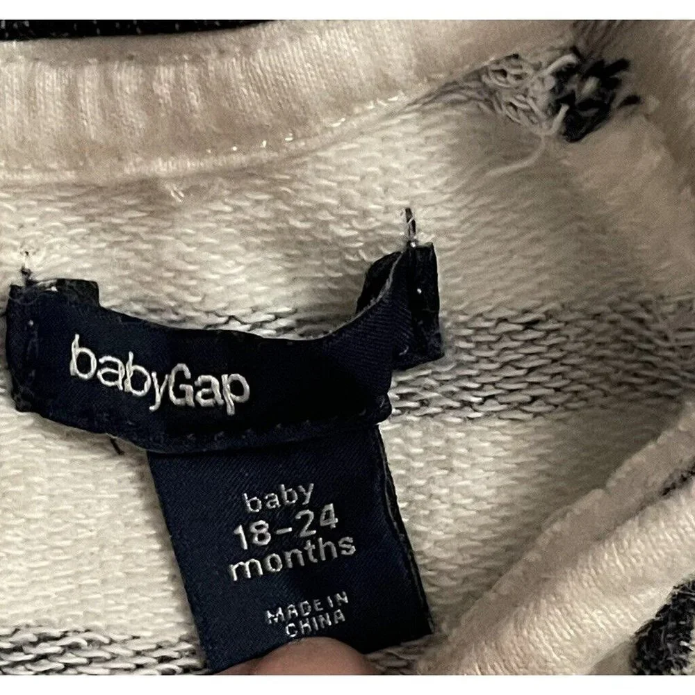 Baby Gap Pink Lace‎ Navy Blue & White Striped Short Sleeved Dress Size 18-24 Mo